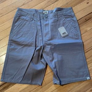 Vans Chino flat front shorts. New, never worn.